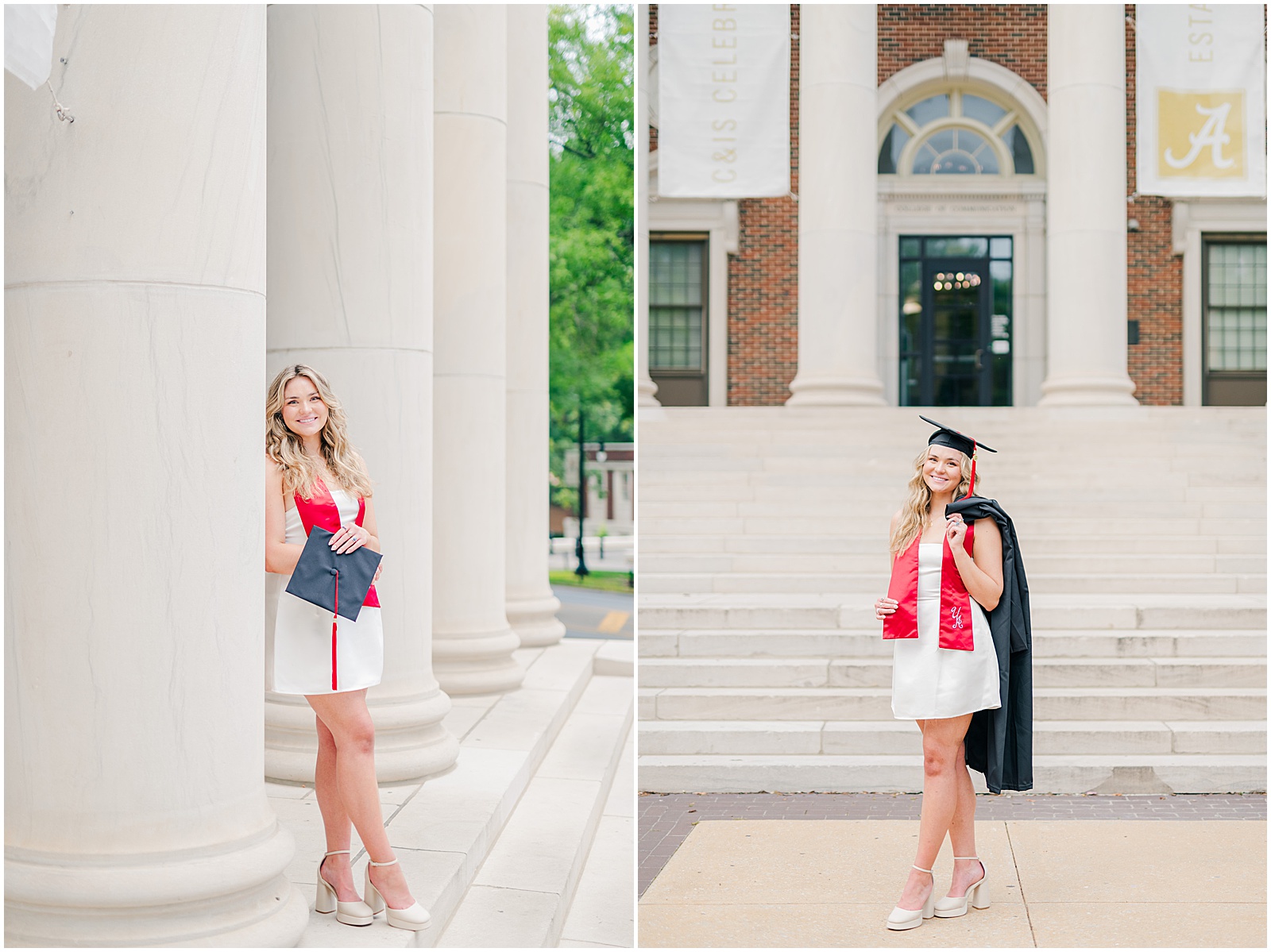 Graduation portraits at Reese-Phifer at The University of Alabama