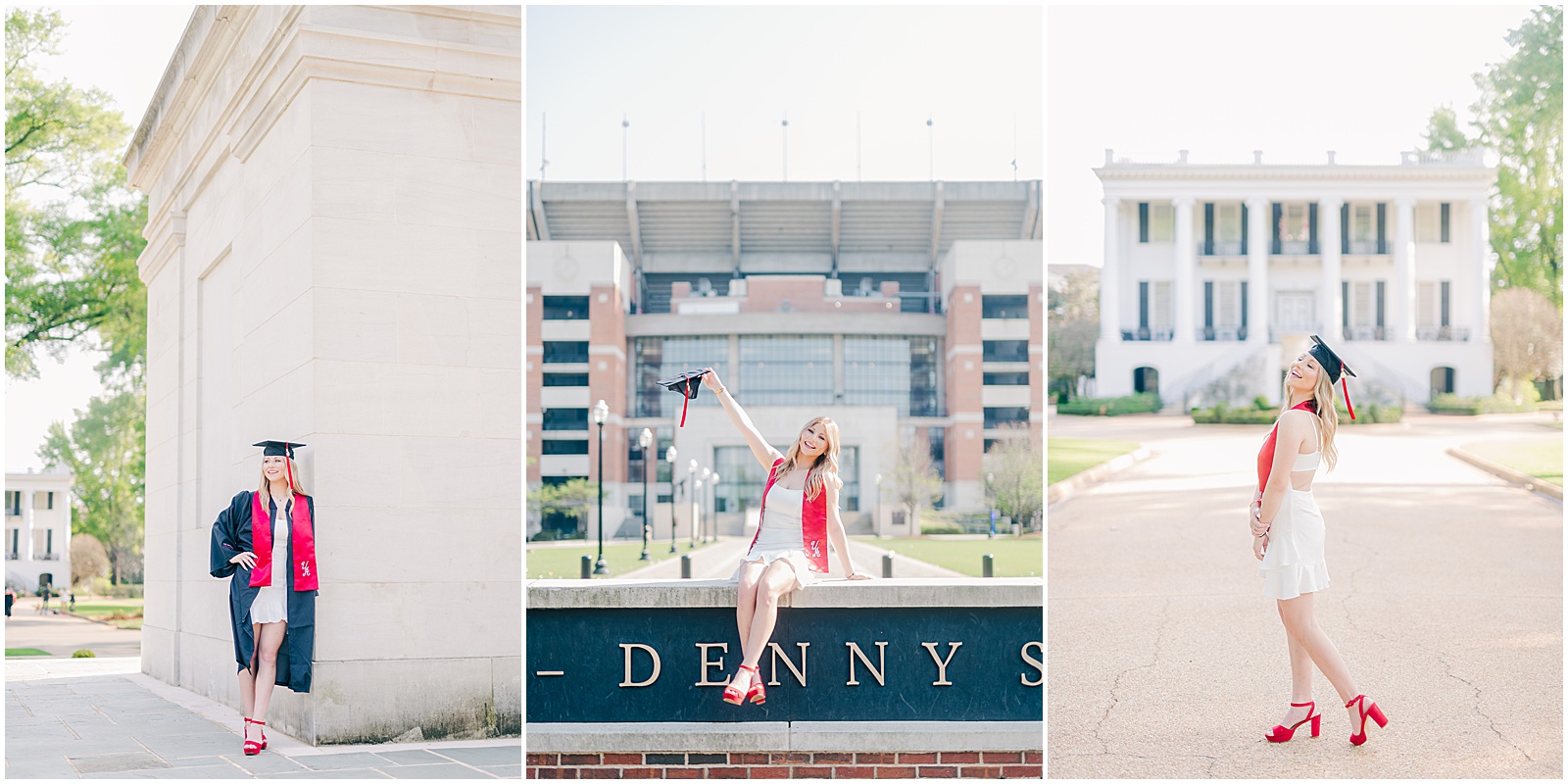 Spring Graduation Portraits at the University of Alabama