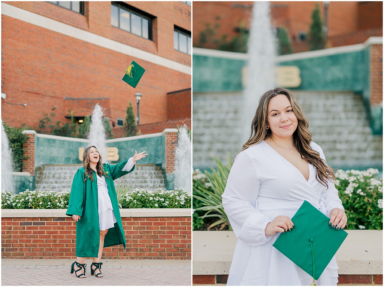 UAB Graduation Portraits at UAB Fountain