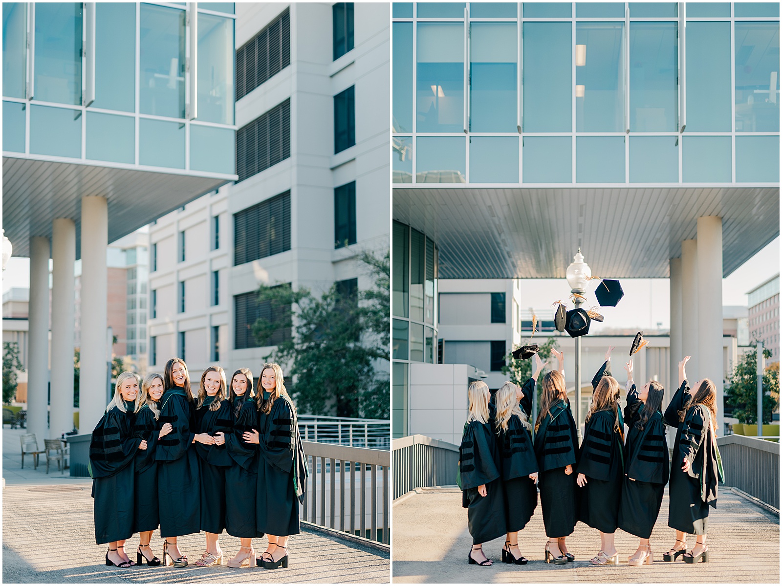 UAB Graduation Portraits at Nursing School Bridge